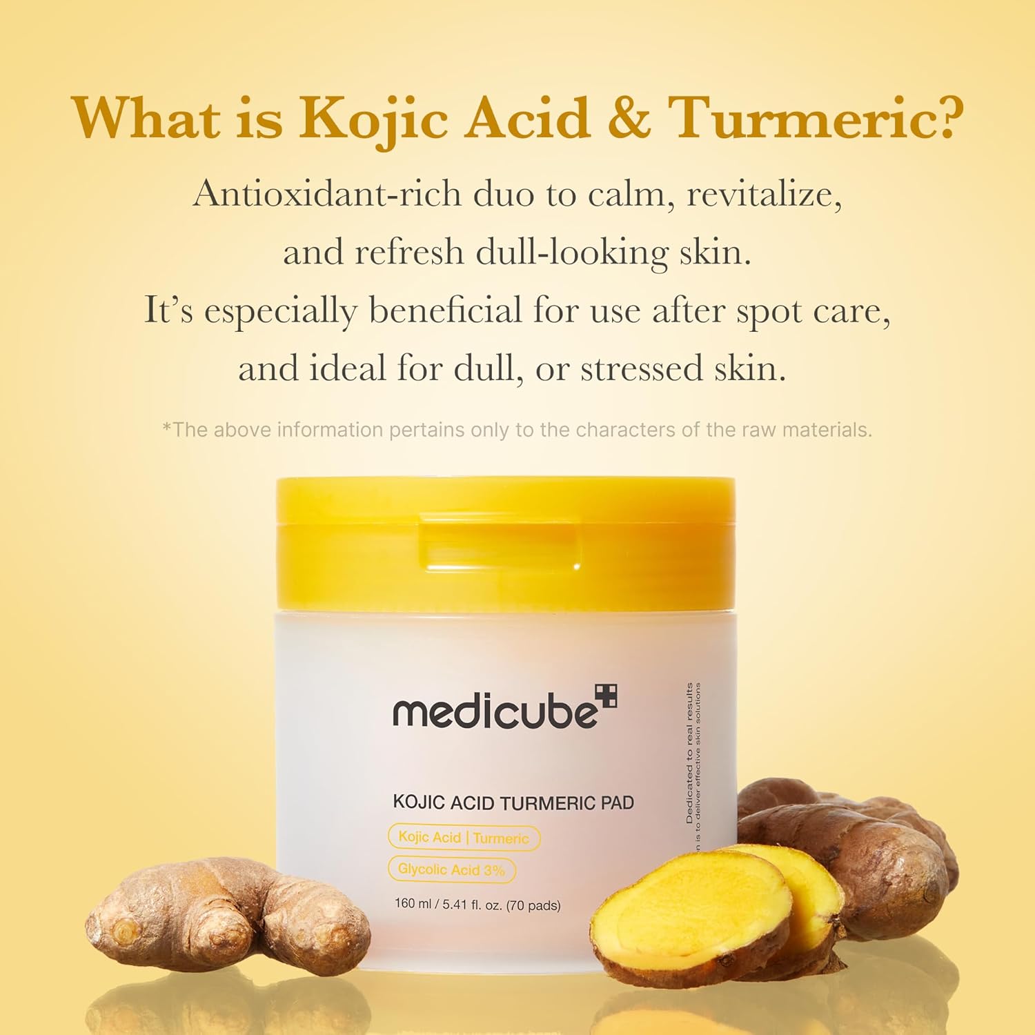 Medicube Kojic Acid Turmeric Pad 160ml
