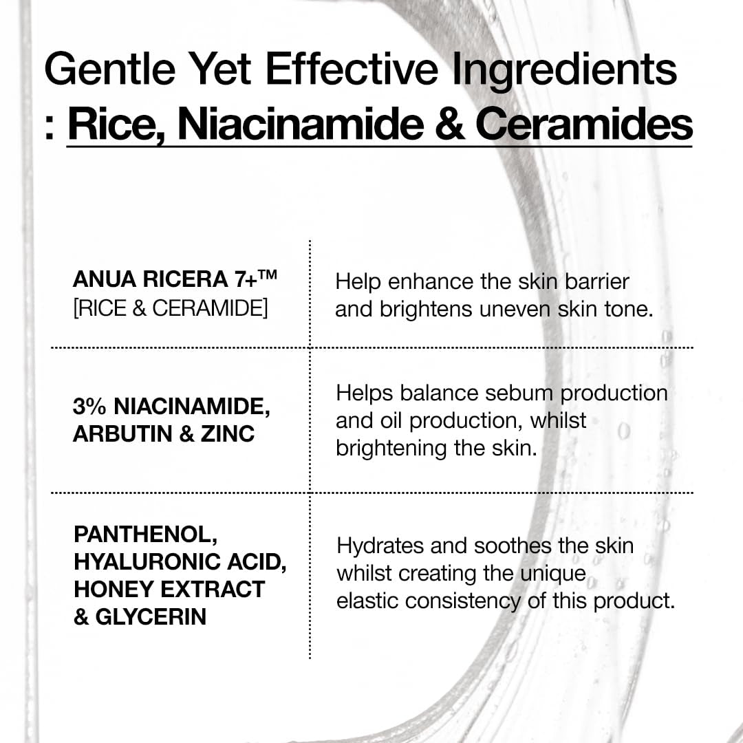 Anua Rice 7+ Ceramide Hydrating Barrier Serum 50ml